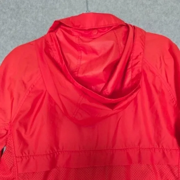 Eddie Bauer Women Size M Lightweight Active Nylon Full Zip Hooded Rain Jacket - Picture 8 of 10